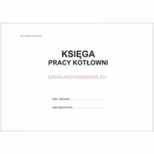 Druki akcydensowe - Firma krajewski Księga pracy kotłowni 200 kart [Pu/A-154] Pu/A-154 - miniaturka - grafika 1