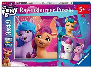 Ravensburger Kinderpuzzle - My little Pony Movie - 3x49 Teile. Puzzle für Kinder ab 5 Jahren 5236 - Puzzle Ravensburger Kinderpuzzle - My little Pony Movie - 3x49 Teile. Puzzle für Kinder ab 5 Jahren 5236 - Puzzle - miniaturka - grafika 1