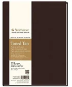 Podobrazia, bloki, papiery - Strathmore Toned Tan Sketch Journal  szkicownik  jasny brąz STR-469-8 - miniaturka - grafika 1