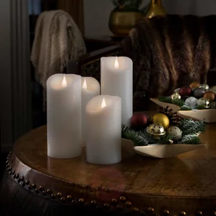 Konstsmide Świeca LED Prawdziwy wosk, z płomieniem 3D - Świece - miniaturka - grafika 3