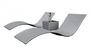 Bello Giardino Leżaki ogrodowe z czarnego technorattanu LO.004.003 - Leżaki ogrodowe - miniaturka - grafika 2