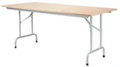 Stoły - Nowy Styl Stół RICO 2 160x80 buk/alu składany konferencyjny WG100-0706 - miniaturka - grafika 1
