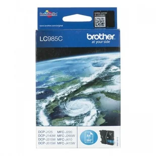 Brother LC985C Orginalny - Tusze oryginalne - miniaturka - grafika 4