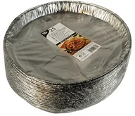 Formy do ciast - Papstar 14861 25 okrągłe talerze aluminiowe do pizzy, średnica 27 cm, wysokość 2,2 cm 14861 - miniaturka - grafika 1