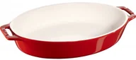 Brytfanny - Staub COOKING OWALNY PÓŁMISEK CERAMICZNY 29 CM CZERWONY CERAMIKA 40510-806-0 - miniaturka - grafika 1