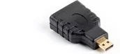 Akcesoria do tabletów i e-booków - Lanberg Adapter AV Lanberg HDMI-A Female > microHDMI-D Male AD-0015-BK - miniaturka - grafika 1