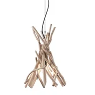 Lampy sufitowe - Ideal Lux Lampa Wisząca Driftwood Sp1 129600 Średnica 35,0 Wys. 65,0 - 130,0 - miniaturka - grafika 1