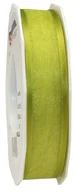 Pasmanteria - Pattberg Na prezent 25 MM 25 m Marseille  z organzy z satynowymi krawędziami, jasnozielony 4832525-027 - miniaturka - grafika 1