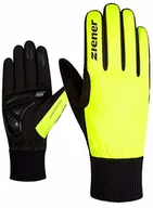 Rękawiczki rowerowe - Ziener SMU 18-GWS 414 Bike Glove rękawice dla dorosłych, żółty, 7 - miniaturka - grafika 1