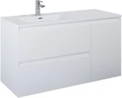 Szafki łazienkowe - Elita 168164 SZAFKA podumywalkowa SPLIT 120 2S L CARGO WHITE MATT PDW - miniaturka - grafika 1