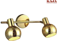 Lampy ścienne - Kaja ALFRED OLSZEWSKI Kinkiet K-8003-2G G z serii GALAXY II - miniaturka - grafika 1