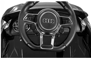 Import LEANToys Auto na Akumulator Audi R8 Spyder Czarny LT2327-0 - Pojazdy elektryczne dla dzieci - miniaturka - grafika 5