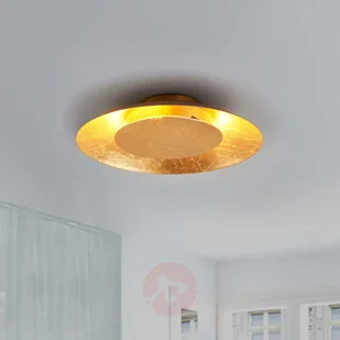 Lampenwelt Złota lampa sufitowa LED KETI - Lampy sufitowe - miniaturka - grafika 3