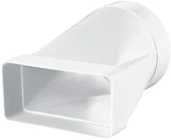 Rury i kanały wentylacyjne - Vents Group Łącznik kanałów w jednej płaszczyźnie bocznej 120 mm x 60 mm x śr. 100 mm - miniaturka - grafika 1