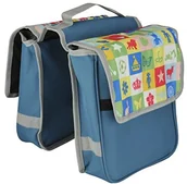 Sakwy rowerowe - Fischer dzieci torba torba na bagażnik, niebieski, 4 x 28 x 35 cm, 7 litrów 86263 - miniaturka - grafika 1