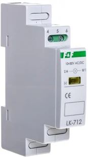 F&F Lampka modułowa 1-fazowa żółta 10-30V AC/DC LK-712Y-10-30V LK-712Y-10-30V - Bezpieczniki elektryczne - miniaturka - grafika 3
