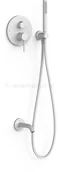 Zestawy prysznicowe - Tres Study Exclusive zestaw podtynkowy biały 26228006BM - miniaturka - grafika 1