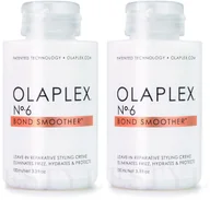 Zestawy kosmetyków damskich - Olaplex Bond Smoother No.6 | Zestaw odbudowujący krem stylizujący bez spłukiwania 2x100ml - miniaturka - grafika 1