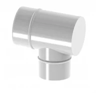 Akcesoria grzewcze - Jeremias Trójnik 87° rewizyjny rozszerzający 60/100-80/125 z uszczelką TWIN5156010080125 - miniaturka - grafika 1