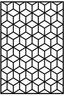 Scrapbooking - CreaPlaisir Szablony CreaPlaisir Szablony, czarny, duży S-0004 - miniaturka - grafika 1