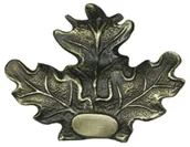 Akcesoria myśliwskie - Liście dekoracyjne z brązu pod oręże dzika - miniaturka - grafika 1