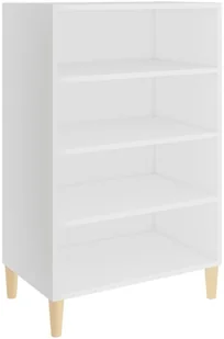 vidaXL Lumarko Szafka, biała, 57x35x90 cm, płyta wiórowa 806121 - Szafki do salonu - miniaturka - grafika 3