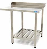 Wyposażenie lokali gastronomicznych - Maxima Stół do wyjmowania zmywarki 700 x 750 mm z prawej strony 8719632124467 - miniaturka - grafika 1