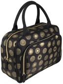 Kosmetyczki, organizery i kuferki - REED REED KOSMETYCZKA TOREBKA CZARNO-ZŁOTA - miniaturka - grafika 1