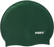 Pływanie - Maru Silicone Swim hat (czepek kąpielowy) (zielony) A2423 - miniaturka - grafika 1