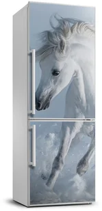 Naklejka samoprzylepna na lodówkę Biały koń - Naklejki na drzwi i meble - miniaturka - grafika 2