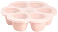 Akcesoria do karmienia - Beaba Silikonowy pojemnik do mrożenia, 6x90 ml, Pink - miniaturka - grafika 1