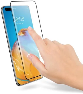 Huawei CRONG Crong 3D Armour Glass Szkło Hartowane 9H na ekran P40 Pro + ramka instalacyjna CRG-3DAG-HP40P - Szkła hartowane na telefon - miniaturka - grafika 4