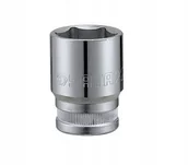 Klucze i nasadki - Sata GL12312 Nasadka 3/8" 6-KĄT Krótka 17MM - miniaturka - grafika 1