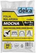 Folie i taśmy malarskie - Folia Malarska Mocna Czarna 4*5M 300G - miniaturka - grafika 1