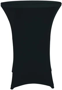 Streczowy Obrus Na Okrągły Stół Cateringowy Czarny - Stoły ogrodowe - miniaturka - grafika 3