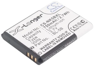 Cameron Sino Nokia 3220 / BL-5B 750mAh 2.77Wh Li-Ion 3.7V GC-BCE245 - Baterie do telefonów - miniaturka - grafika 2