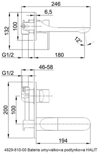 KFA Halit 482981000 - Baterie wannowe i prysznicowe KFA Halit 482981000 - Baterie wannowe i prysznicowe - miniaturka - grafika 3