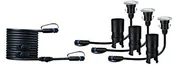 Lampy ogrodowe - Paulmann świateł Paulmann 93949 Outdoor Plug & Shine Floor Mini-częściowy zestaw uzupełniający IP65 3000 K 3 X 2,5 W 24 V 55 MM 939.49 reflektor podłogowy do wbudowania lampa LED lampa podłogowa na ze 939.49 - miniaturka - grafika 1