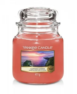 Yankee Candle Cliffside Sunrise Średnia Świeca Zapachowa 411g YC000298 - Świece - miniaturka - grafika 2