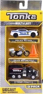 Samochody i pojazdy dla dzieci - Hasbro autka Tonka zestaw Policja ZA3633 ZA3633 - miniaturka - grafika 1