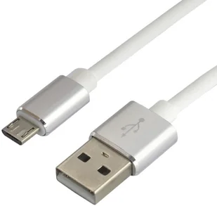 everActive Kabel przewód silikonowy USB micro USB everActive CBS-1.5MW 150cm z obsługą szybkiego ładowania do 2,4A biały CBS-1.5MW - Kable USB - miniaturka - grafika 3