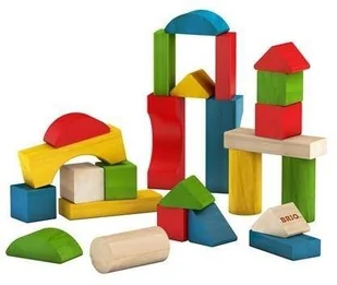 Brio GmbH BRIO GmbH Brio 30114  kolorowe klocki drewniane, 25 części - Klocki - miniaturka - grafika 3
