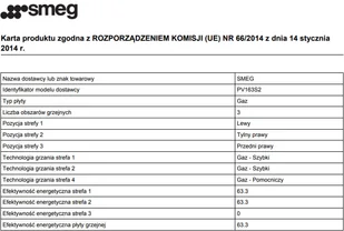 Płyta gazowa do zabudowy Smeg PV163S2 - Płyty gazowe do zabudowy - miniaturka - grafika 4