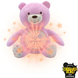 Chicco Miś z projektorem różowy 80151 - Projektory dla dzieci - miniaturka - grafika 3