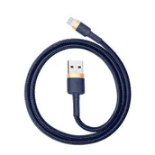 Kable USB - Baseus Kabel usb lightning cafule 1.5a 200 cm złoto-granatowy AP_222364 - miniaturka - grafika 1