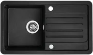 Zlewozmywaki - Kuchinox Zlewozmywak granitowy czarny LUZON SJN 711T - miniaturka - grafika 1