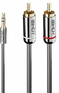 Kable - Lindy 35335 3m 3.5mm do Phono kabel audio, Cromo Line antracyt 35335 - miniaturka - grafika 1