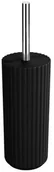 Akcesoria do wc - Wenko AllStar Szczotka toaletowa Allstar seria Minas kolor czarn 4008069124060 - miniaturka - grafika 1