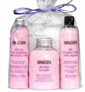 BingoSpa Na Prezent Kosmetyki Z Jedwabiem - Zestawy kosmetyków damskich - miniaturka - grafika 2