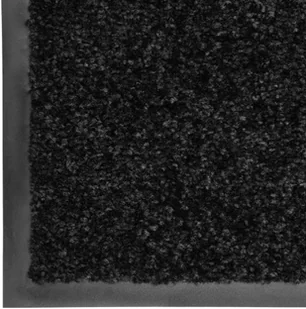 vidaXL Wycieraczka z możliwością prania, czarna, 60 x 180 cm - Wycieraczki - miniaturka - grafika 4